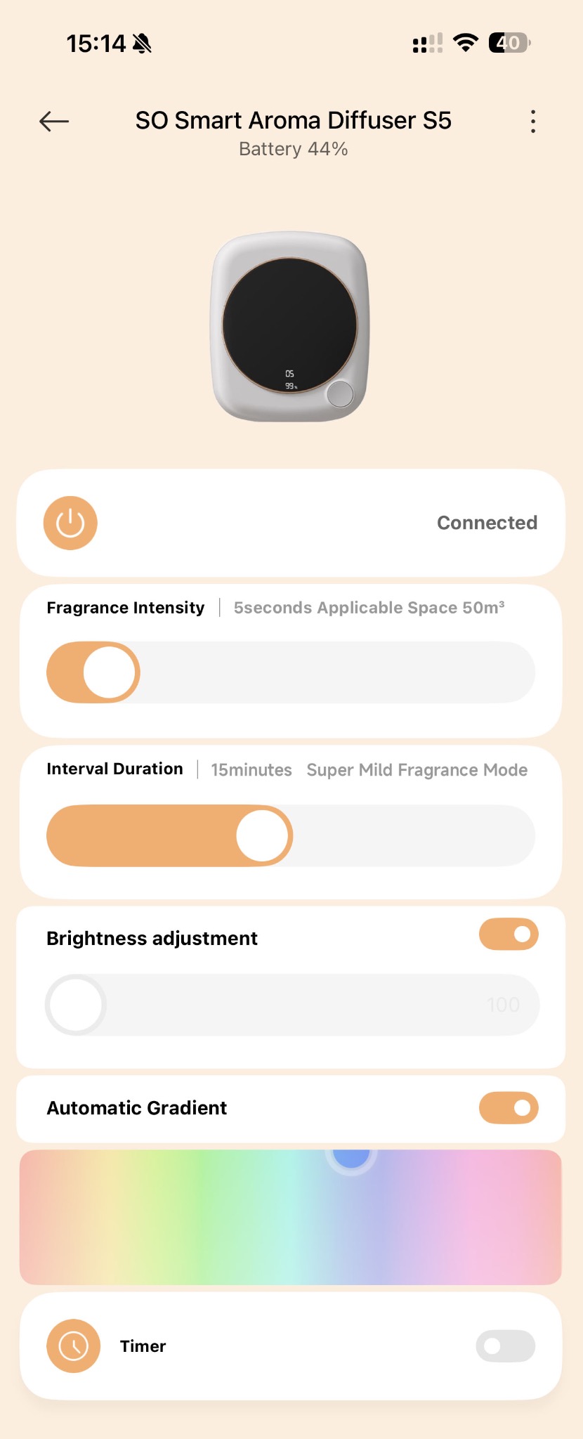 Скриншот приложения Xiaomi Home